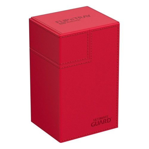 Ultimate Guard: Flip'n'tray 80 Xenoskin Monocolor Red