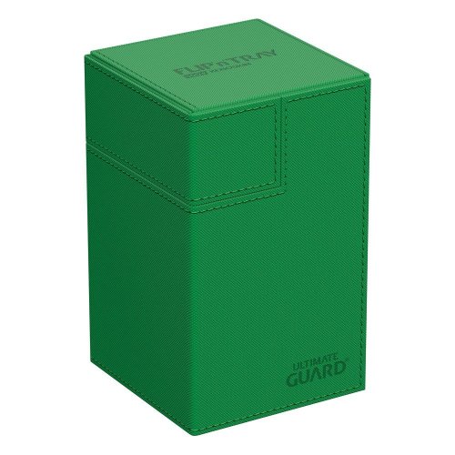 Ultimate Guard: Flip'n'tray 100 Xenoskin Monocolor Green