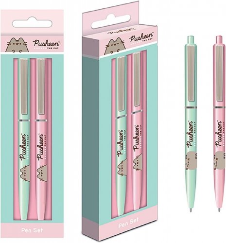 Kyn�setti: Pusheen - Ballpoint Pen Set (2 kyn��)