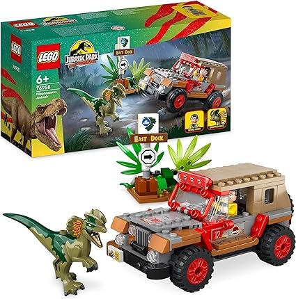 Lego: Jurassic Park 30th Anniversary - Dilophosaurus Ambush