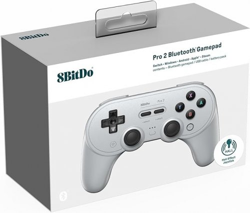 8Bitdo: Pro 2 Bluetooth Gamepad Hall Edition (Grey Edition) (NSW/NSW2/PC)