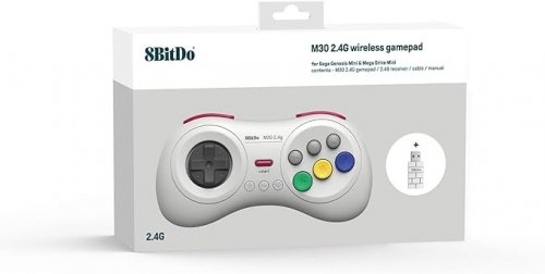 8BitDo: M30 2.4g Wireless Gamepad (White)