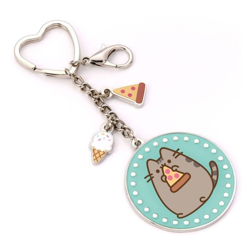 Avaimenper�: Pusheen - Blue Pizza