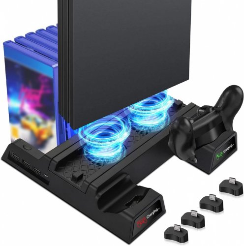 PS4: Vertical Multifunctional Cooling Stand (PS4/Slim/Pro)