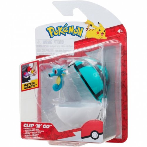 Pokemon: Clip n Go - Horsea + Net Ball