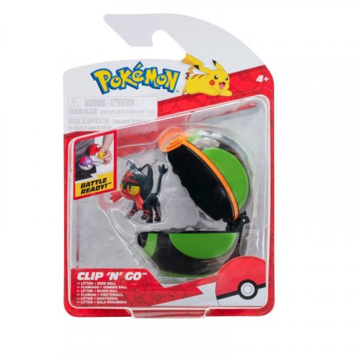 Pokemon: Clip n Go - Litten + Dusk Ball
