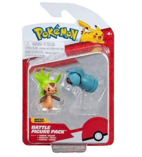 Pokemon: Battle Figure - 2-Pack (Chespin + Beldum)