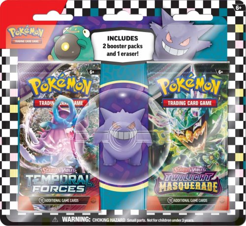 Pokemon TCG: Back To School 2024 - 2-Pack Eraser Booster Blister - Gengar