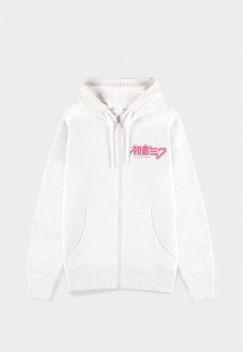 Huppari: Hatsune Miku - Logo - Vetoketjulla (XL)