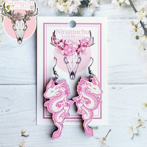 Korvakorut: Year Of The Dragon Earrings (4.5cm) (Niramuchu)