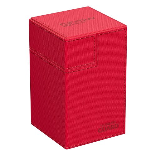 Ultimate Guard: Flip'n'tray 100 Xenoskin - Monocolor Red