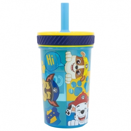 Muki: Drop Safe Paw Patrol - Hi There Straw Tumbler (370ml)