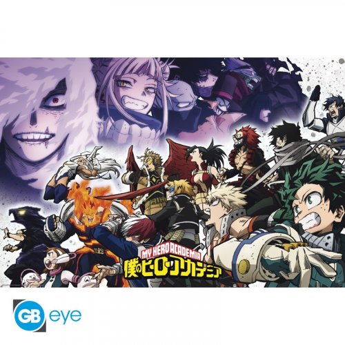 Juliste: My Hero Academia - Heroes Vs Villains (91.5x61cm)