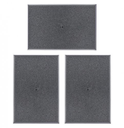 Citadel 50 mm x 75 mm Rectangular Bases (3)