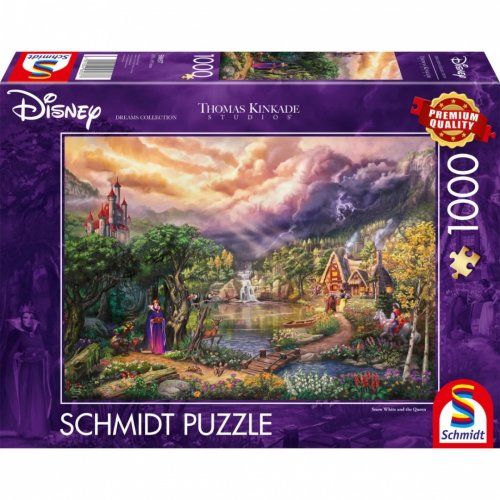 Palapeli: Disney - Thomas Kinkade Snow White and the Queen (1000)