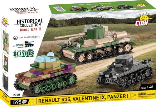 Cobi: World War II - 3 Tank Pack (595 Pcs)