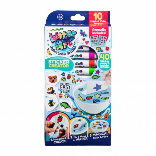 Tarrasetti: Water Art - Sticker Set with 12 Colours