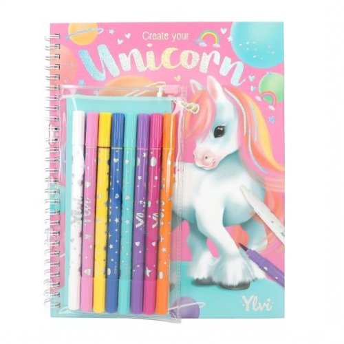 V�rityskirja: Ylvi Coloring Book With Magic Markers