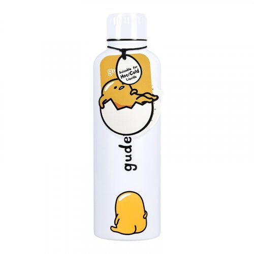 Juomapullo: Gudetama - Metal Water Bottle (500ml)