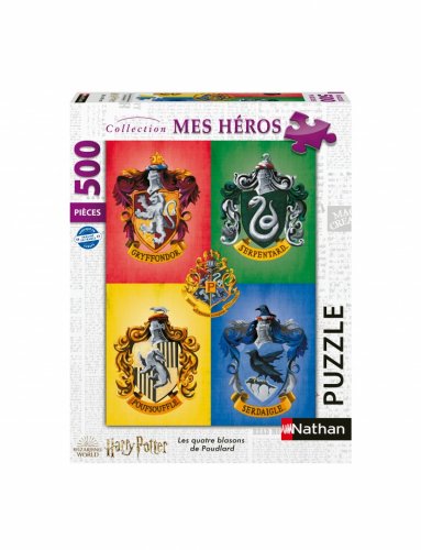 Palapeli: Hogwarts' Coats of Arms (500)