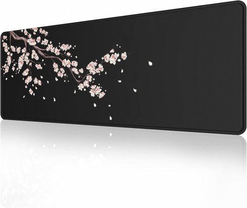 Hiirimatto: Extended Gaming Mousepad - Cherry Blossoms (80x30)