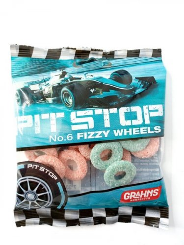 Karkki: Pit Stop No.6 Fizzy Wheels (50g)