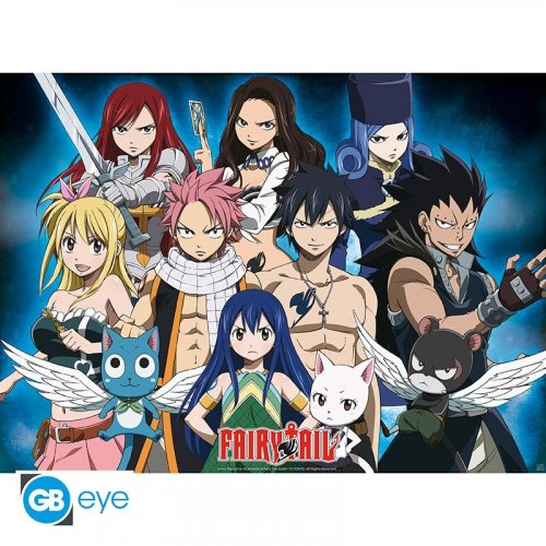 Juliste: Fairy Tail - Group (52x38cm)