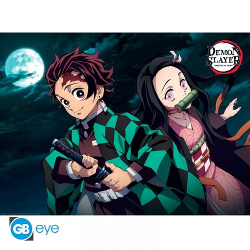 Juliste: Demon Slayer - Tanjiro & Nezuko (52x38cm)