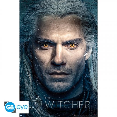 Juliste: The Witcher - Geralt Close Up (91.5x61cm)