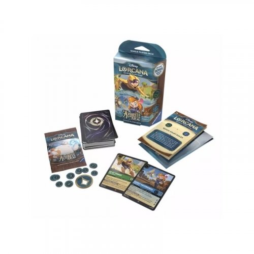 Disney Lorcana: TCG - Azurite Sea Starter Deck Emerald & Sapphire