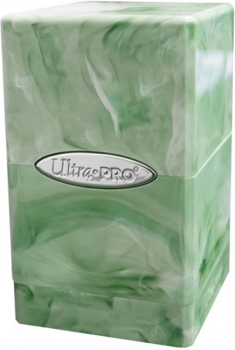 Ultra Pro: Marble Satin Tower - Lime Green & White