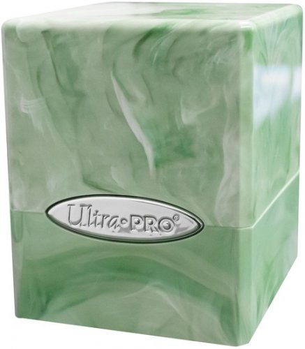 Ultra Pro: Marble Satin Cube - Lime Green & White
