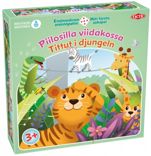 Ensimm�inen Etsint�pelini: Piilosilla viidakossa