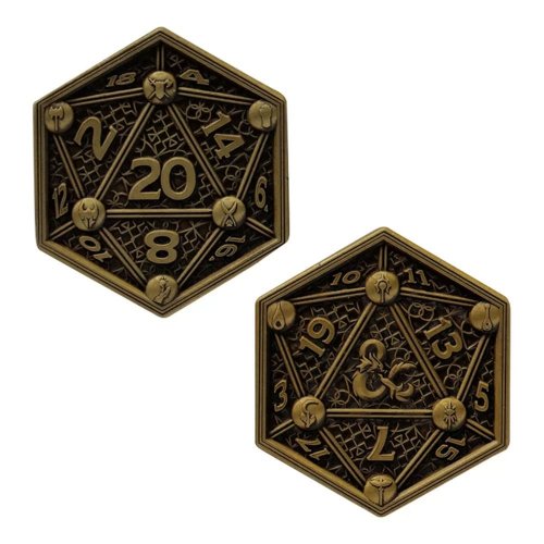 Dungeons & Dragons: Class Cards And D20 Flip Coin
