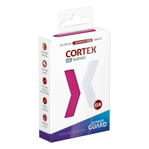 Ultimate Guard: Cortex Sleeves Japanese Size (60) - Pink