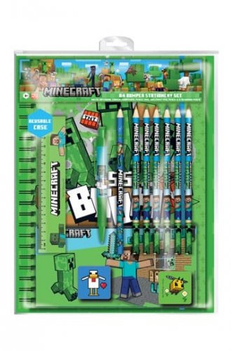 Kirjoitustarvikesetti: Minecraft - Bumper Stationery Set (A4)