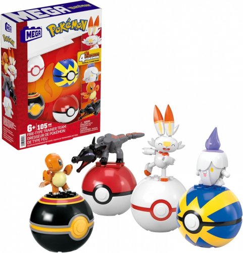 Pokemon: Mega - Fire-type Trainer Team