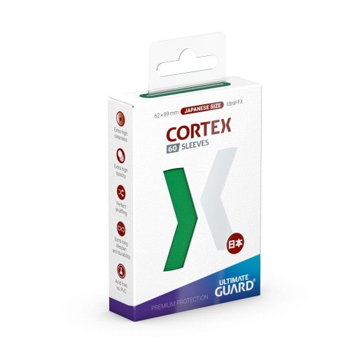 Ultimate Guard: Cortex Sleeves Japanese Size (60) - Green