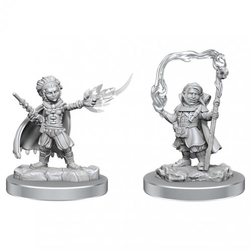 D&D Nolzur's Marvelous Unpainted Minis: Halfling Wizards (2)