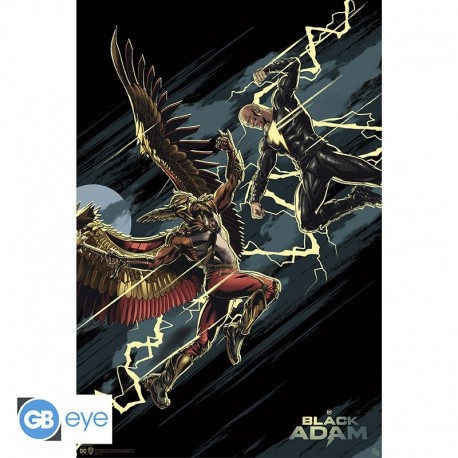 Juliste: Dc Comics - Black Adam Vs Hawkman Poster (91,5x61cm)
