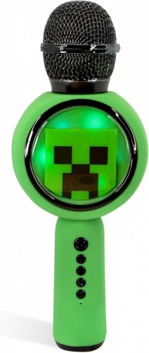 Minecraft: PopSing Led Microphone - Green Creeper