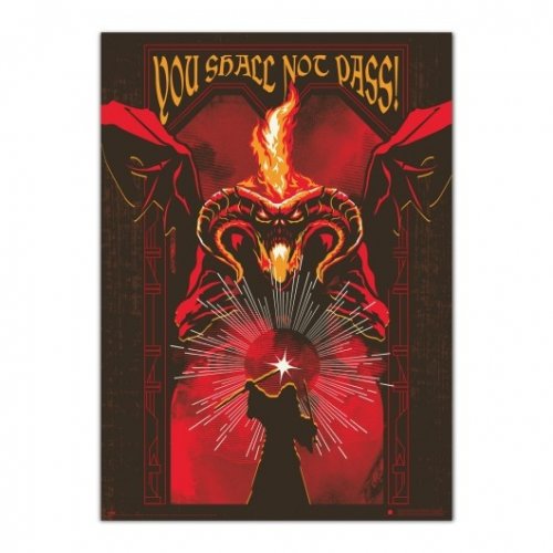 Juliste: Lord Of The Rings - Balrog Luminescent (50x70cm)