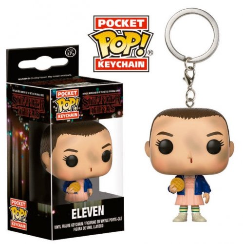 Avaimenper�: Pocket Pop! Stranger Things - Eleven w/ Eggo