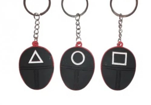 Avaimenper�: Squid Game Mask (Satunnainen)