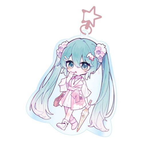 Avaimenper�: Hatsune Miku - Kawaii Summer Time, Acrylic