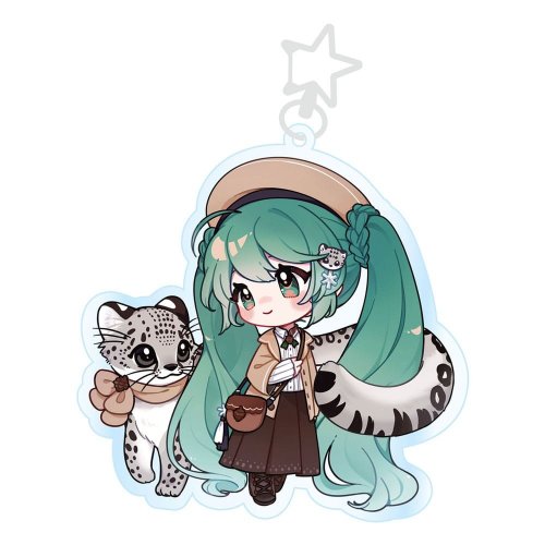 Avaimenper�: Hatsune Miku - Kawaii Winter Time, Acrylic