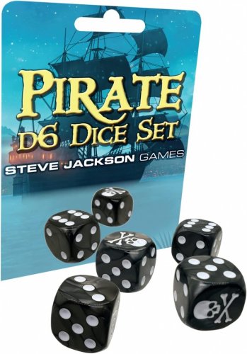 Noppasetti: Pirate Dice - D6 Dice Set
