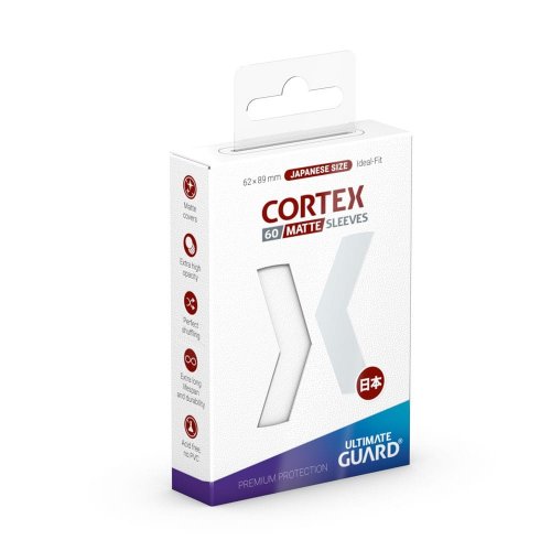 Ultimate Guard: Cortex Sleeves Matte Japanese Size (60) - White