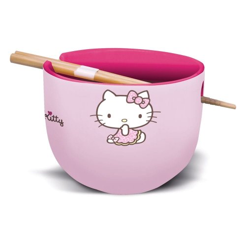 Kulho: Sanrio Hello Kitty - Japan, Ramen Bowl With Chopsticks