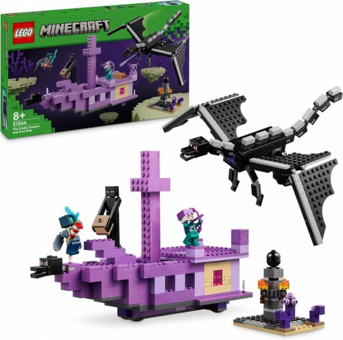 Lego: Minecraft - The Ender Dragon And End Ship